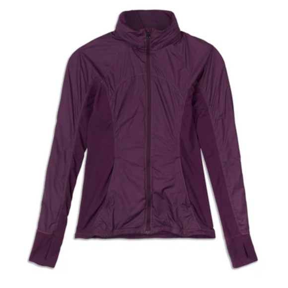 Lululemon Rush Hour Jacket 12 Burgundy - Picture 3 of 11